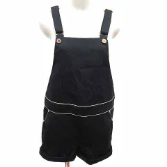 レディ Rady パンツ サロペット ビジュー M 黒 ブラック /YK