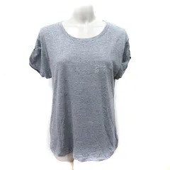 ミルクフェド MILKFED. Tシャツ カットソー 半袖 総柄 S グレー /YI