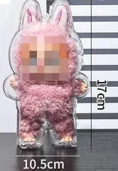 ＜在庫処分＞LABUBU 立ち姿 透明保護ケース フィギュア用 クリアケース ディスプレイ bu1