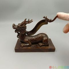 ⑤金属美術工芸品 辰置物 龍 タツ 銅 工藤健作 玉川工芸 - メルカリ