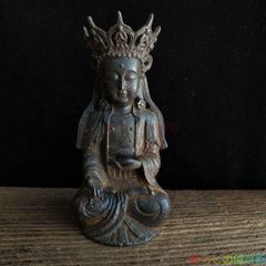 鉄器 観音菩薩 如来仏 平安鐘 鎮宅 辟邪 開運 風水 招財置物 工芸品