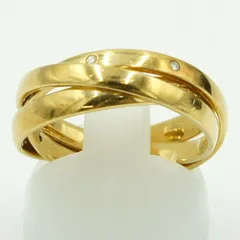 バーバリー(BURBERRY)　K18ダイヤモンド3連リング　D0.05ct　リングサイズ14号　レディース（中古）のサムネイル