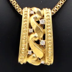 ランバン(LANVIN)750ダイヤモンドネックレス　D0.09ct　ネックレス長さ44cm　レディース（中古）のサムネイル