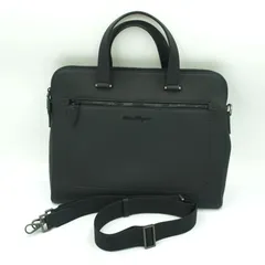 サルヴァトーレフェラガモ（Salvatore Ferragamo）ビジネスバッグ　ブリーフケース　740811　ハンドバッグ　ショルダーバッグ　ブラック　メンズ（中古）のサムネイル