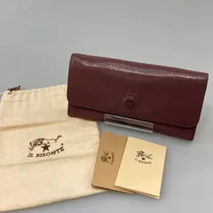 【現状渡し品】 IL BISONTE イルビゾンテ 三つ折り長財布 【201-260427-WA-04-iwa】