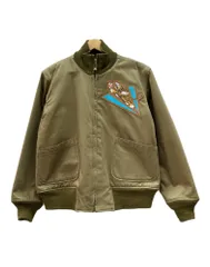 バズリクソンズ BUZZ RICKSON'S Tankers Jacket タンカース ジャケット ジップアップ パッチポケット ミリタリー アウター 緑 BR10992/BR10993 サイズ38R ジャケット パッチ カーキ 104MT-3066