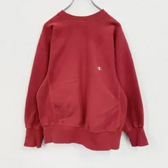 80s　Champion　チャンピオン　リバースウィーブ　スウェット/トレーナー　トリコタグ　赤　レッド　Mサイズ　古着