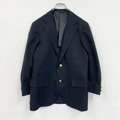 NEW YORKER　ニューヨーカー　テーラードジャケット　ブレザー　紺ブレ　金ボタン　紺　ネイビー　　古着
