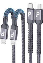 ★USB-C Lightning ケーブル 2M 2本 Type C iPhone 充電 急速充電 データ転送 高耐久 PD対応 iPhone 13/12/11/Mini/Pro/Pro Max/SE 2020/XS Max/XS/XR/X/8/8 Plus