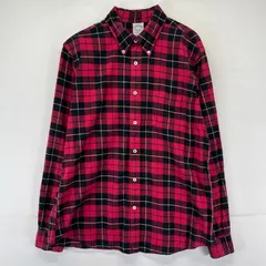 古着 ブルックスブラザーズ Brooks Brothers 長袖シャツ ボタンダウン 1818 胸ポケット ネルシャツ L  ブラック系 チェック メンズのサムネイル