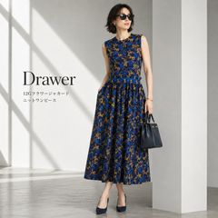 D&G フラワー タイトワンピース イエロー 花柄 ノースリーブ