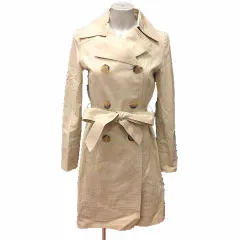 ルジュール LE JOUR トレンチコート ヒョウ柄 レオパード 総裏地 36 S ベージュ /YK