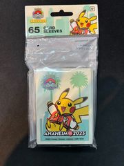 WCS ポケモン 2025 アナハイム スリーブ デッキシールド 2点セット