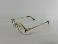 ヴィンテージメッキ メガネフレーム 52 18 135