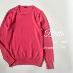 BRILLA per il gusto / カシミヤ100% クルーネックニットのサムネイル