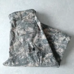■古着 USARMY 米軍実物 ACUミリタリーパンツ トラウザー コンバットパンツ デジタルカモフラージュ 迷彩 09年製 M-R 実寸W34L31【L6057】