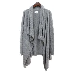 プラステ PLST カーディガン ニット アンゴラ混 カシミヤ混 2 M グレー /MN