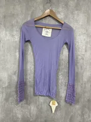 美品 gelato pique ジェラートピケ タグ付き フリル シアー カットソー sizeF/紫 ■◇ レディースのサムネイル