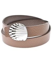 A VACATION RIBBON シルバーバックル ベルト ブラウン 茶 新品 - メルカリ