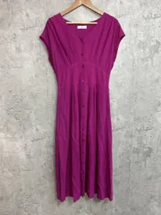 URBAN RESEARCH Sonny Label サニーレーベル リネン混 ノースリーブ ワンピース sizeF/紫 ■◆ レディース