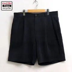00s Tommy Bahama ストライプ柄 ２タック  ショートパンツ メンズ XLサイズ相当 ビッグサイズ オーバーサイズのサムネイル