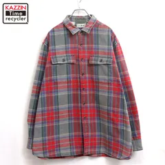90s vintage L.L.Bean チェック柄 長袖シャツ メンズ XL~サイズ相当 ビッグサイズ オーバーサイズ