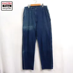 80s USA製 vintage OSHKOSH デニム ペインターパンツ メンズ 表記34×34サイズのサムネイル