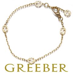 現行品】GUCCI インターロッキング K18PG シェル ダイヤ ネックレス 