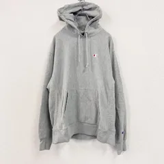 Champion　チャンピオン　リバースウィーブ　スウェットパーカー/フーディー　灰色　グレー　2XLサイズ　古着