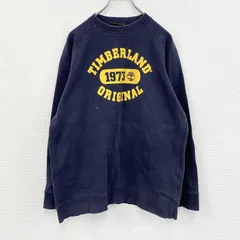 ～00s　Timberland　ティンバーランド　スウェット/トレーナー　カプセルプリント　紺　ネイビー　XSサイズ　古着のサムネイル