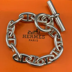 ⭐️美品⭐️  HERMES エルメスシェーヌダンクルGM Ag 925 12コマブレスレット 919