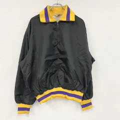 ～80s　Leader Sportswear　アノラックパーカー　三角タグ　ロケットTALON　ブラック　2XLサイズ　古着