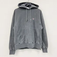 Champion　チャンピオン　リバースウィーブ　スウェットパーカー/フーディー　灰色　グレー　Mサイズ　古着