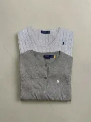 ポロラルフローレン Vネック ケーブルニット