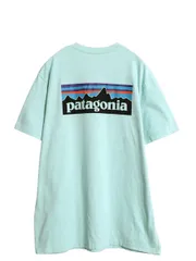【お得なクーポン配布中!】  パタゴニア 両面 プリント 半袖 Tシャツ メンズ L / 古着 アウトドア カットソー P6 バックプリント ボックスロゴ クルーネック シンプル