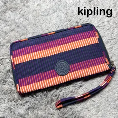 kipling キプリング 長財布 ラウンドファスナー ストラップ付きのサムネイル