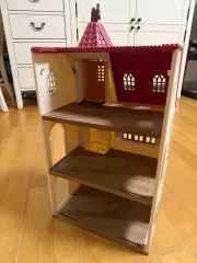 シルバニアファミリー 3階建てエレベーター 赤い屋根 ジップ