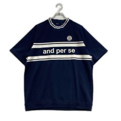 レディースM⭐️美品】 アンパスィ ゴルフ 半袖モックネック デカロゴ