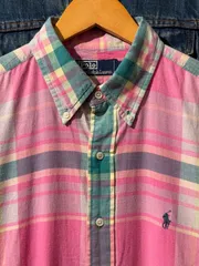 【 Polo by Ralph Lauren S/S Shirt  】 ポロ ラルフローレン　半袖　ボタンダウン　シャツ　チェック柄　ポニー　《 L 》