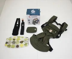 エルゴ OMNI 360 クールエア カーキグリーン ergobaby 新生児OK クリーニング済み A405003t