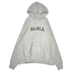 MoMA(モマ) Logo Pullover Hoodie ロゴ プルオーバー フーディ L グレーのサムネイル