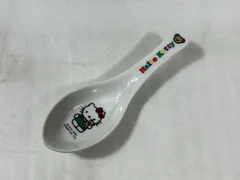SANRIO サンリオ　Hello Kitty ハローキティ　陶器製 レンゲ　れんげ　食器　陶器　キャラクター　コレクション　平成レトロ　平成　レトロ