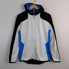 Under Armour アンダーアーマー トラックジャケット パーカー フルジップ ホワイト SMサイズ メンズ 古着 スポーツMIX テック系