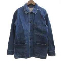 ユニクロ UNIQLO 24SS ユーティリティデニムジャケット コットン S インディゴブルー