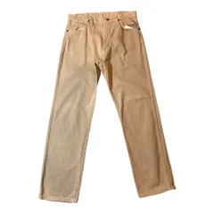 wangrer beige straight jeans  w33 L32 / ラングラー ストレート ベージュ ジーンズ タグ消え　【F280】