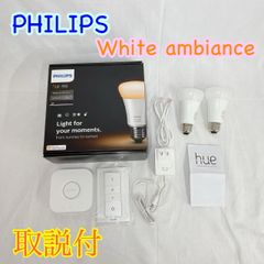 PHILIPS Hue フルカラー スターターセットA60+シングルランプA60
