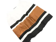 TOMORROWLAND トゥモローランド ボーダー スカート size32/白ｘ黒ｘ茶 ■◇ レディースのサムネイル