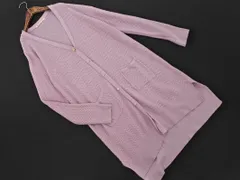 MAJESTIC LEGON マジェスティックレゴン ロング カーディガン sizeM/ラベンダー ■◇ レディース