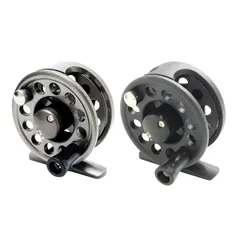フライリール タイコリール 60mm 選べる2カラー シルバー ブラック 右ハンドル「puchi-TY60」リール 釣り オルルド釣具のサムネイル