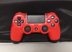 T【HY】【動作品】SONY 純正 PS4 DUALSHOCK4 ワイヤレスコントローラー CUH-ZCT1J マグマレッド Bluetooth対応 タッチパッド 振動機能[ゆうパケット発送、送料無料]HY004
